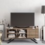 HANAH HOME TV polica North Black Walnut - slika 2