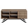 HANAH HOME TV polica North Black Walnut - slika 4