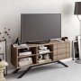 HANAH HOME TV polica North Black Walnut - slika 1