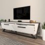 HANAH HOME TV polica Astrid White Black - slika 3