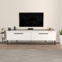 HANAH HOME TV polica Astrid White Black - slika 1