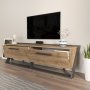 HANAH HOME TV polica Astrid Walnut Black - slika 3