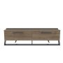 HANAH HOME TV polica Astrid Walnut Black - slika 4