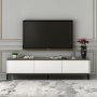 HANAH HOME TV polica Imaj Whıte - slika 2