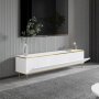 HANAH HOME TV polica Imaj White - Gold - slika 4