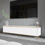 HANAH HOME TV polica Imaj White - Gold - slika 1