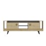 HANAH HOME TV polica Tyler Oak Anthracite - slika 3