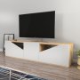 HANAH HOME TV polica Carson Oak White - slika 3
