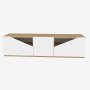 HANAH HOME TV polica Carson Oak White - slika 4