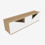 HANAH HOME TV polica Carson Oak White - slika 5
