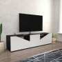 HANAH HOME TV polica Carson Anthracite White - slika 2