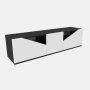 HANAH HOME TV polica Carson Anthracite White - slika 4