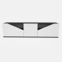 HANAH HOME TV polica Carson Anthracite White - slika 5