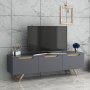 HANAH HOME TV polica Prag - Anthracite - slika 2