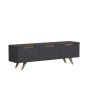 HANAH HOME TV polica Prag - Anthracite - slika 4