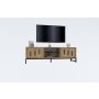 HANAH HOME TV polica Shape Sapphire Oak - slika 2