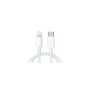 E-GREEN Kabl 3.1 USB tip C na iPhone Lighting 5,6,7 2.4 A, 2m beli - slika 1