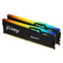 KINGSTON DIMM DDR5 32GB 2x16GB kit 6.000MT/s FURY Beast Black RGB EXPO KF560C36BBE2AK2-32 - slika 1