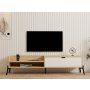 HANAH HOME TV polica Trezza Sapphire Oak White - slika 2