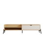 HANAH HOME TV polica Trezza Sapphire Oak White - slika 5