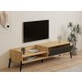 HANAH HOME TV polica Trezza Sapphire Oak Antracite - slika 3