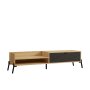HANAH HOME TV polica Trezza Sapphire Oak Antracite - slika 4
