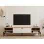HANAH HOME TV polica Santa Sapphire Oak White - slika 2