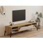 HANAH HOME TV polica Santa Sapphire Oak White - slika 3