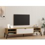HANAH HOME TV polica Santa Sapphire Oak White - slika 1