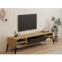 HANAH HOME TV polica Santa Sapphire Oak Antracite - slika 3
