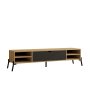 HANAH HOME TV polica Santa Sapphire Oak Antracite - slika 4