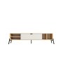 HANAH HOME TV polica Ponza Sapphire Oak White - slika 5