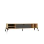 HANAH HOME TV polica Ponza Sapphire Oak Antracite - slika 4
