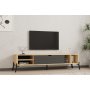 HANAH HOME TV polica Ponza Sapphire Oak Antracite - slika 1