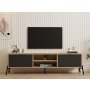 HANAH HOME TV polica Nost Sapphire Oak Antracite - slika 2