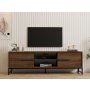 HANAH HOME TV polica Mono Walnut - slika 2