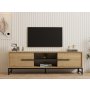 HANAH HOME TV polica Mono Sapphire Oak - slika 2