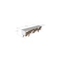 HANAH HOME TV polica 3 D White Marble - slika 5