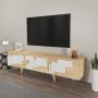 HANAH HOME TV polica 3 D Oak White - slika 2