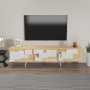 HANAH HOME TV polica 3 D Oak White - slika 1