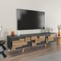 HANAH HOME TV polica 3 D Anthracite Walnut - slika 3