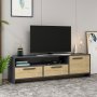 HANAH HOME TV polica Tyson Anthracite Oak - slika 1