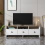HANAH HOME TV polica Oslo White - slika 1