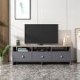 HANAH HOME TV polica Oslo Anthracite - slika 1