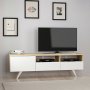 HANAH HOME TV polica Bruksel White - slika 3