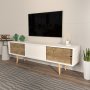 HANAH HOME TV polica Ecrin White Walnut - slika 2