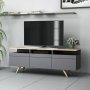 HANAH HOME TV polica Berlin 150 Anthracite - slika 3