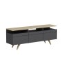 HANAH HOME TV polica Berlin 150 Anthracite - slika 4