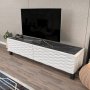 HANAH HOME TV polica Lerze White Black - slika 3