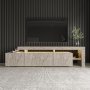 HANAH HOME TV polica Beliz Travertine - slika 2